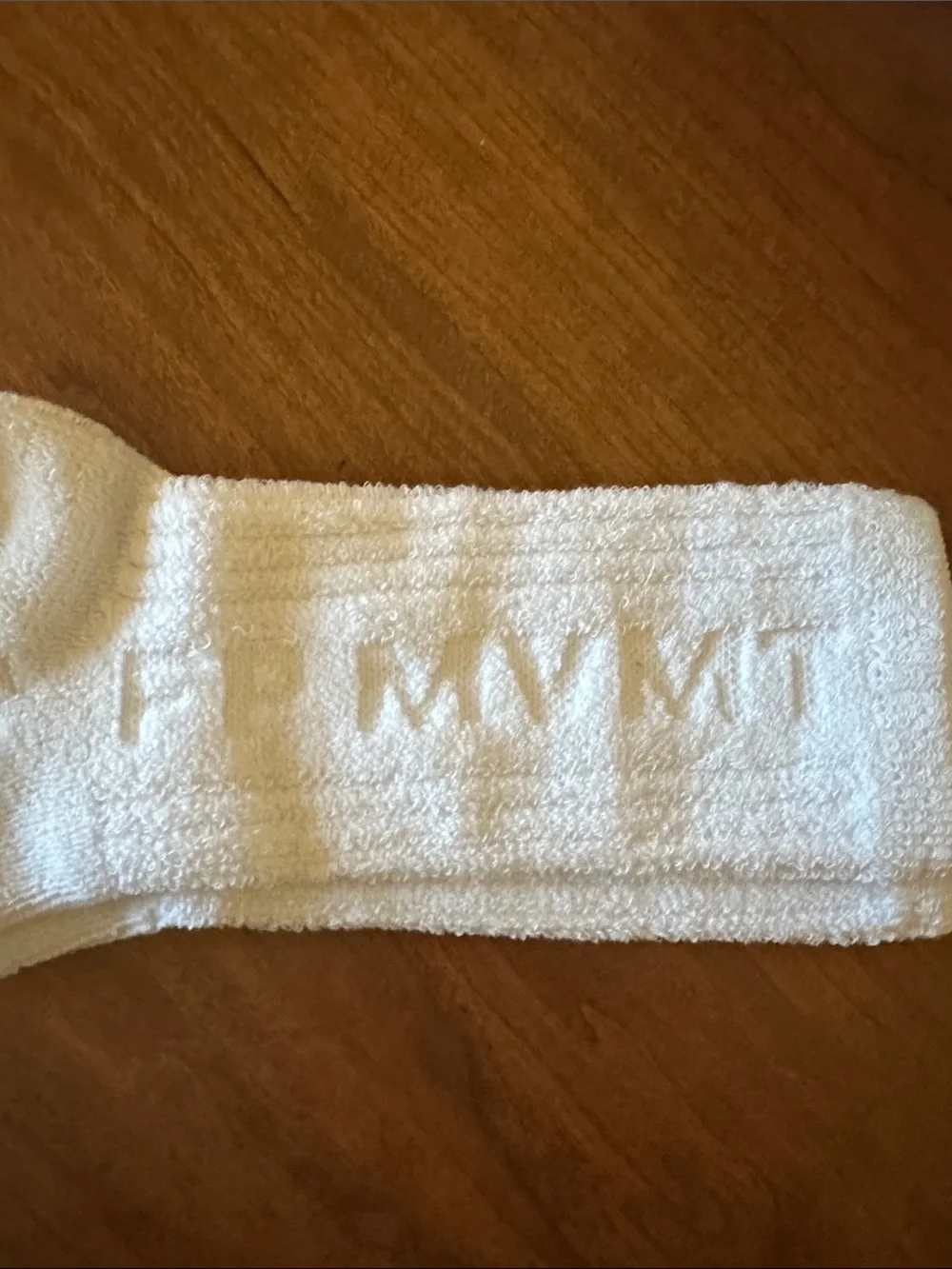 Free People Movement White Terry Recovery Crew Socks NWT